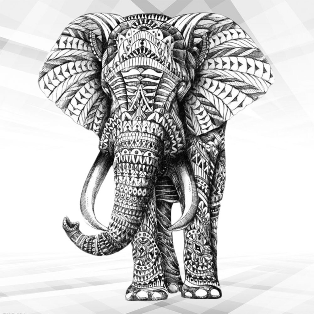 1Pc Leuke Nuttig Chic Grappige Unieke Olifant Vormige Sticker Voor Home Shop Muur