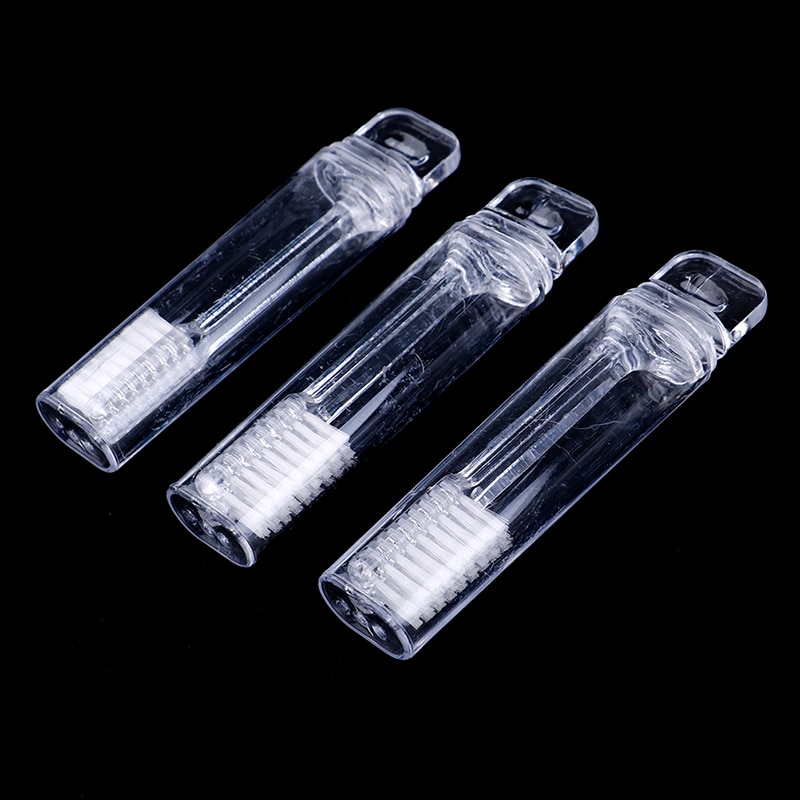 Clear Folding Travel Toothbrush Foldable Toothbrush For Outdoor Camping Business Trip