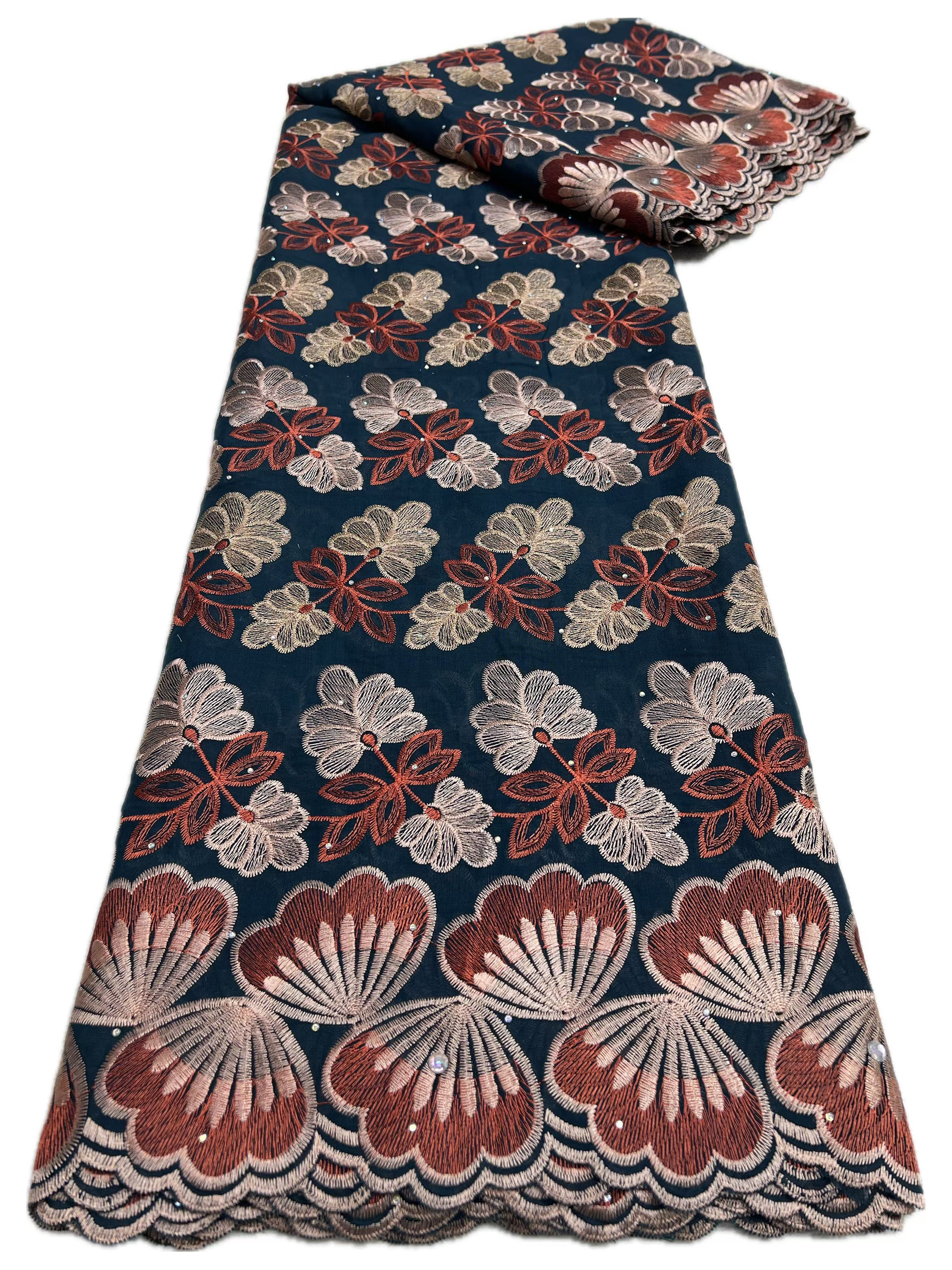 Tecidos de renda de algodão de cetim africano 2025 tecido de renda voile suíço de alta qualidade com pedras tecido de renda nigeriana para vestido: Cinza claro