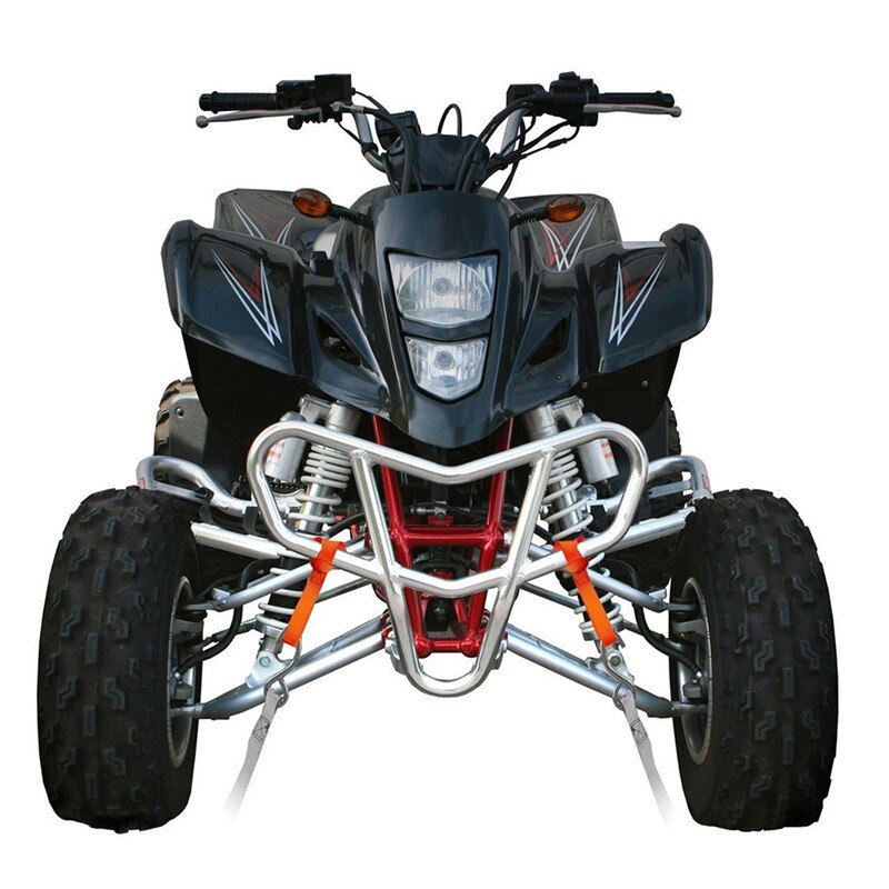 4pc 12 "myke stropper 2273lb kraftige svarte glipper til motorsykkel atv utv motorsykkel snøscooter universelle motorsykkel stropper