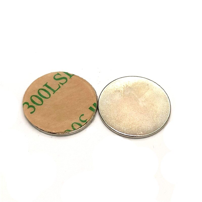 10/100 Disc Thin magnet 18x1 18x1.5 18x2 mm Belt with 3M self - adhesive NdFeB magnet 18mm neodymium magnet Magnetic standard
