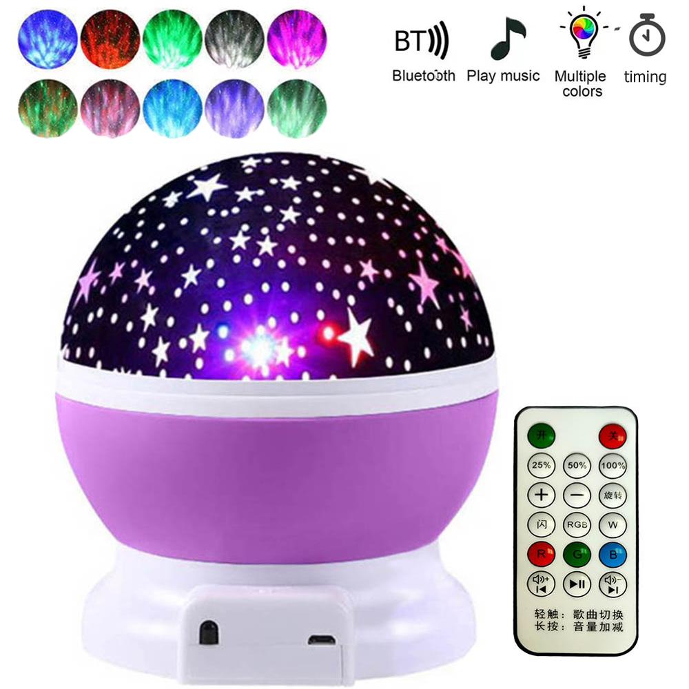 Proiettore galassia cielo stellato colorato Blueteeth USB controllo vocale lettore musicale LED luce notturna ricarica USB lampada di proiezione regalo: 07