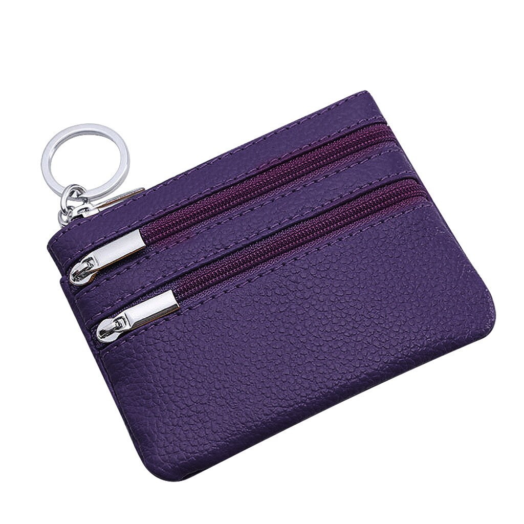 Aelicy Wallet Card Leather Men's Short Wallet Mini Wallet Small Folded Female Coin Purse Card Holder Wallet Coin Purse: PP