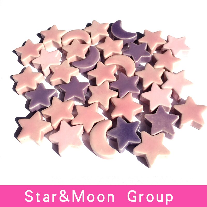 Butterfly Moon Star Ceramic Mosaic