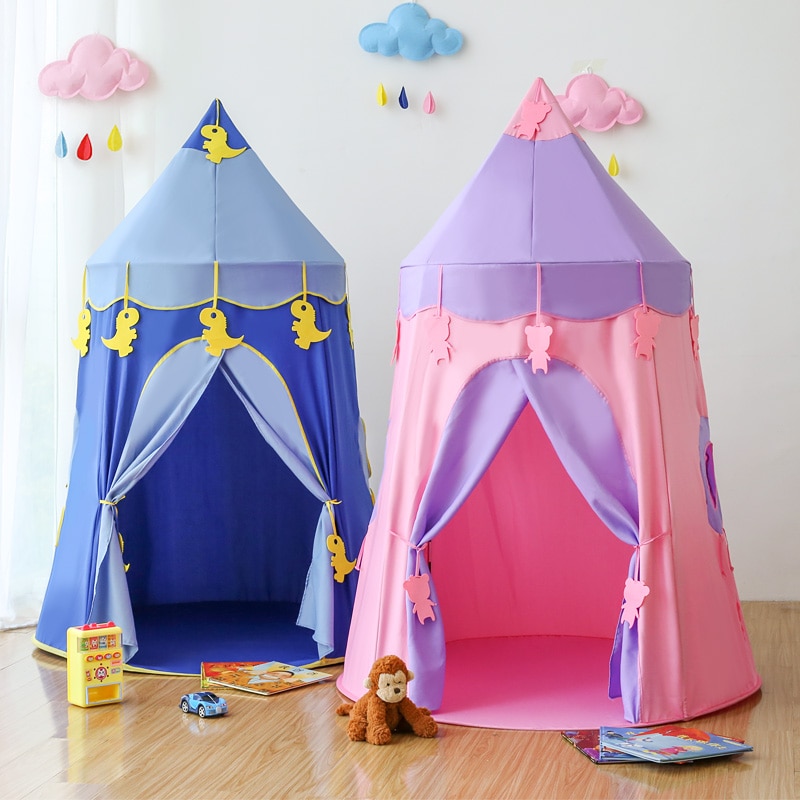 Akitoo tenda dei bambini coperta casa del gioco della ragazza del ragazzo giocattolo casa telecamera della principessa del bambino castello bambino a casa yurta regali