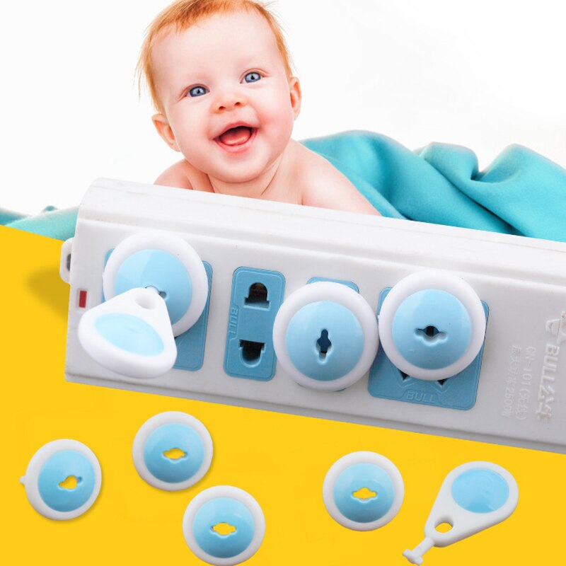 Baby Kid Elektrische-Shock Safeguard Plastic Bescherming Twee Fase Veilig Cover Elektrische Veiligheid Lock Elektrische Socket Outlet Plug