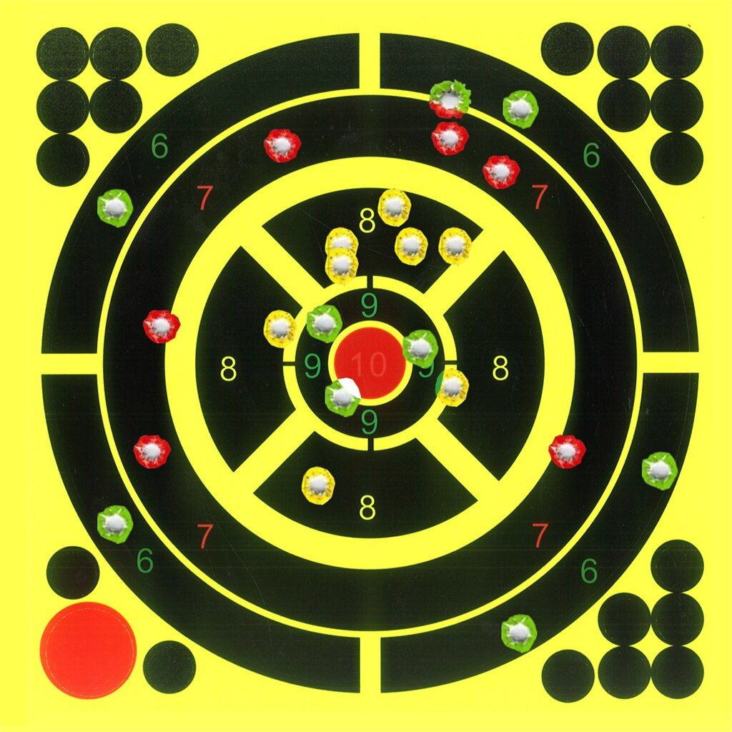 10 lot Self-Adhesive Shooting Targets 8x8inch for Shoot Training Accessories