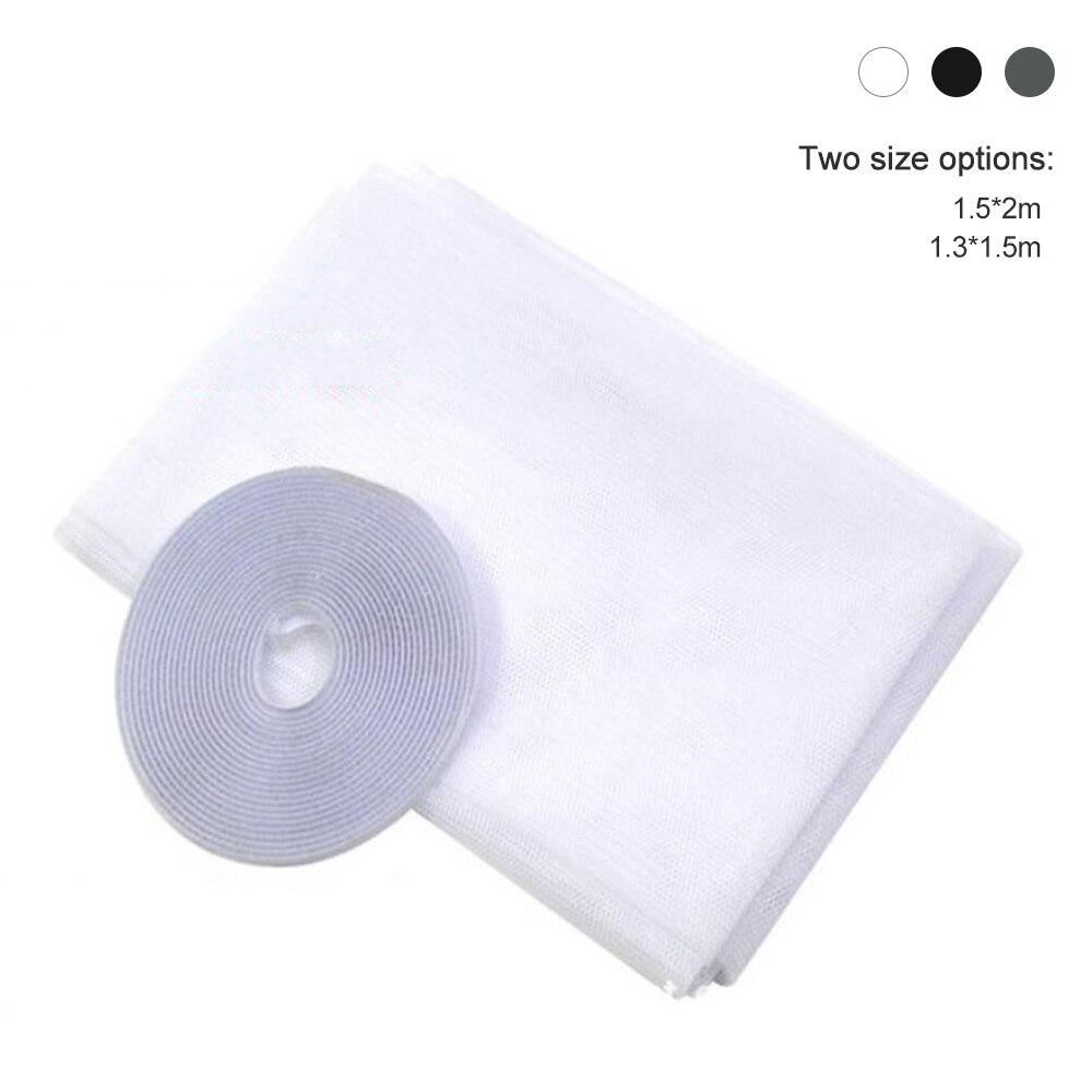 1.3*1.5m/1.5*2m Mesh Window Portable Invisibility Free Of Punching Installation Insects Prevention Screen Window Pest Control