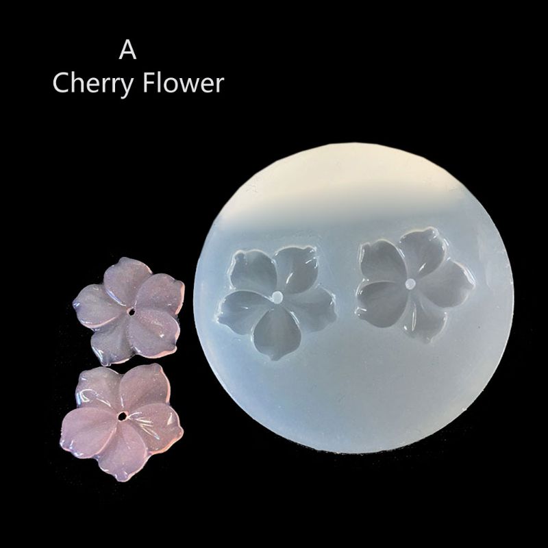 DIY Bloem Siliconen Mallen Hars Camellia Pioen Daisy Lotus Bloem Jewlery Maken X4YA: A