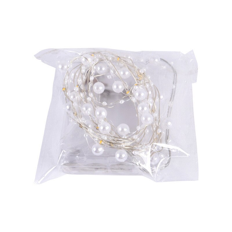 10M 100LEDs Fairy Pearl LED String Light Battery Powered Garland Party Copper Wire LED String for Party Home Decoration