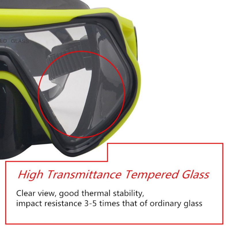 Adult Scuba Diving Mask Wide View Silicone Diving Goggle Underwater Salvage Diving Goggles Snorkeling Mask