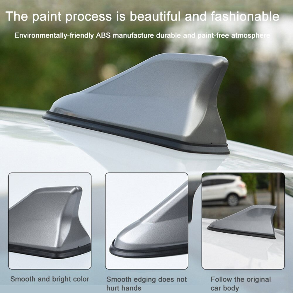 Auto Car Shark Radio Aerials Auto Fin Antenna FM Signal Amplifier Car Radio Car Roof Decoration