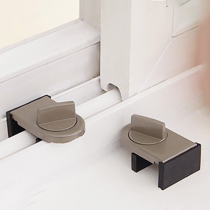 Verstelbare Schuiven Sash Stopper Kast Veiligheid Sloten Bandjes Anti-Dief Raam Schuifdeur Baby Kids Kind Veiligheid Deurslot