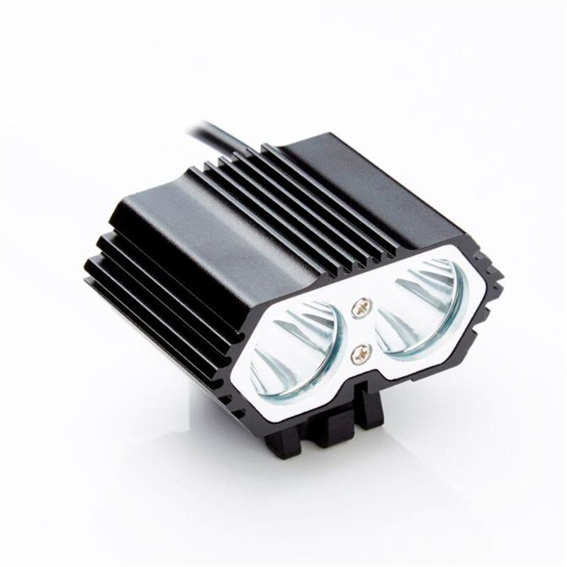 6000 lm 2 X CREE XM-L T6 doprowadziło USB wodoodporna lampa rowerowa Headligh