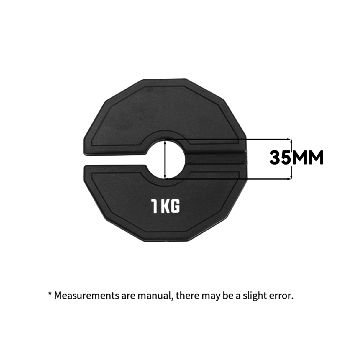 Gym Micro-Plates 0.25/0.5/1kg Dumbbell Fractional Weight Plate Rubber Fractional Weight Plates Add-on Change Weight Plate