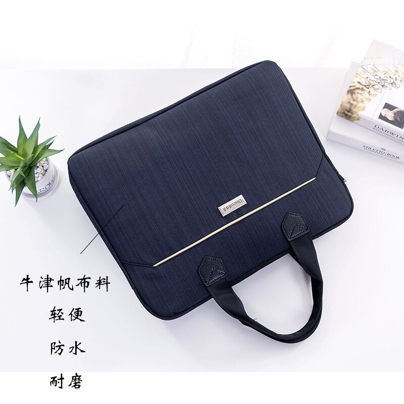 Bærbar oxford informationstaske dokumentmappe mænd og kvinder business computertaske dokumentmappe bolsa masculina maleta porte dokument
