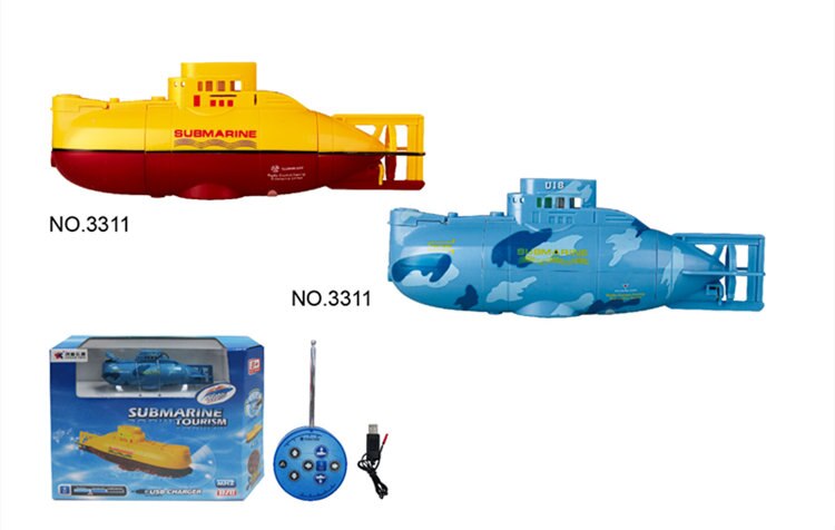 ] Afstandsbediening Mini submarine speelgoed Elektrische lekkage proof Waterdichte Innovatieve Educatief speelgoed RC Toerisme boot model