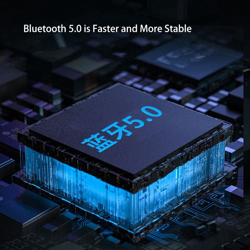 Bluetooth 5.0 Transceiver, 2-in-1 Bluetooth Transmitter / Receiver Audio Adapter, Suitable for Mobile Phone / Computer