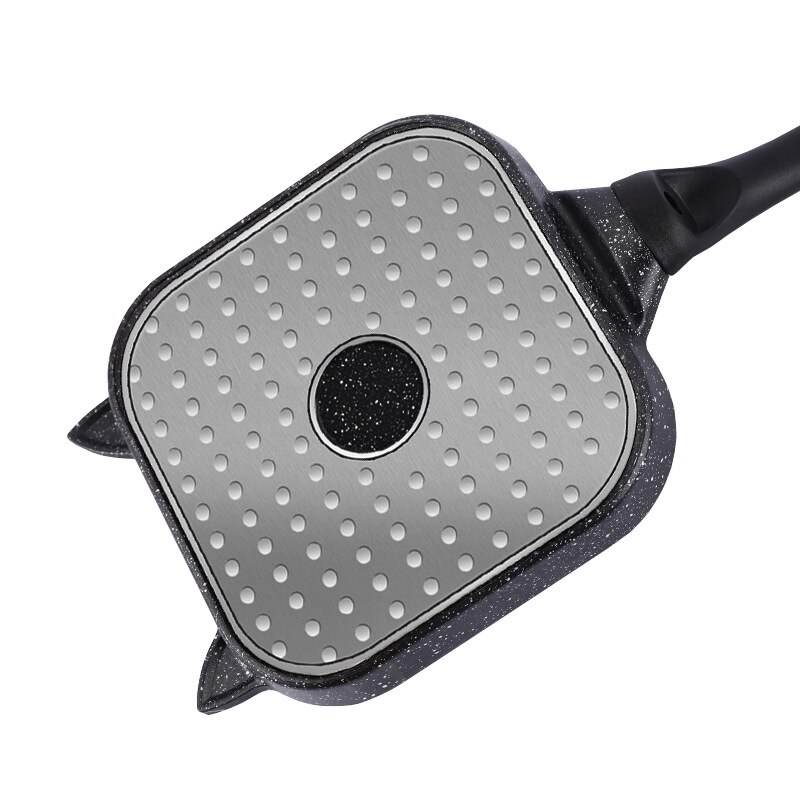 Innovativ non-stick æggepande med 4 huller stegt æg pande delt spejlæg pandekager æggekoger hamburger pande køkkenværktøj
