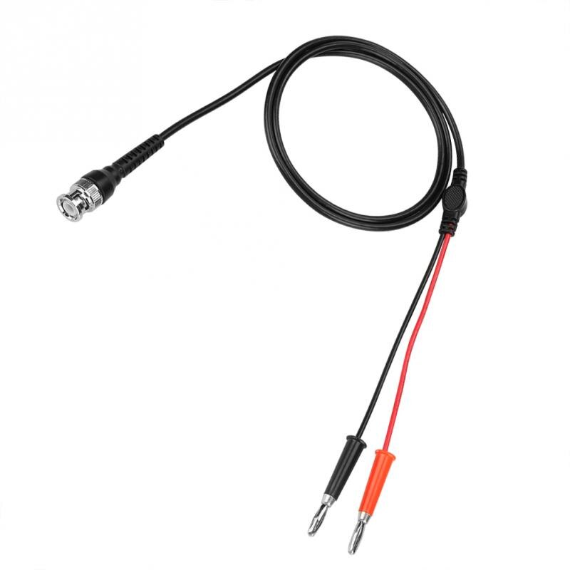 Connecteurs BNC à double fiche banane, fils de Test de , 2 pièces, noir et rouge