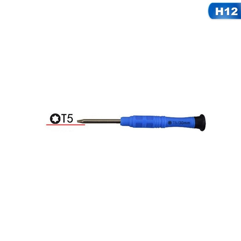 1 Pcs Mini Precisie Schroevendraaier Handen Gereedschap Voor Iphone 4S 5S 6 6S 7 Voor Samsung Telefoon tablet Reparatie Tools: 12