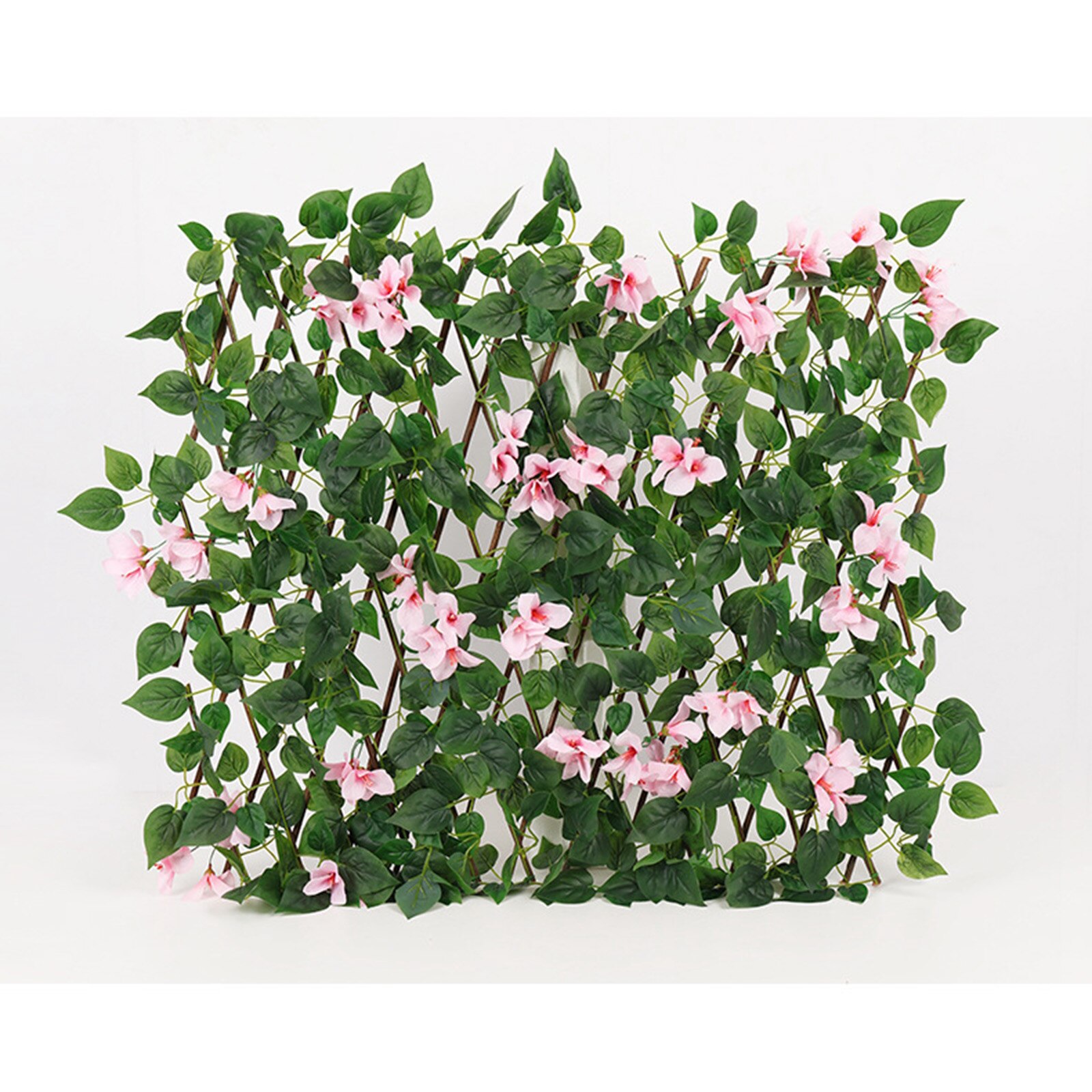 Artificial Simulation Fence Privacy Fence Screen Artificial Hedges Fence Morning Glory Vine Leaf Decoration Patio Decor Garden: Pink