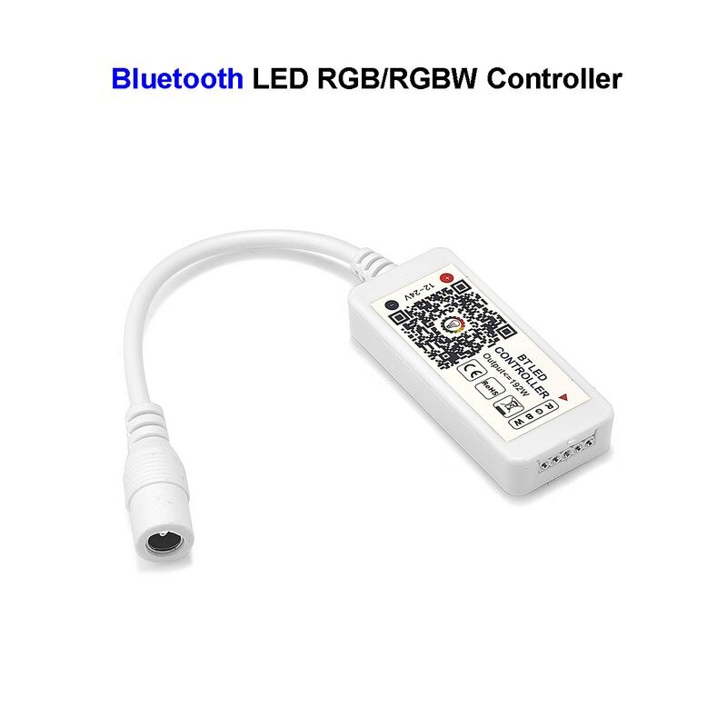 Bluetooth kontrolleren  dc 12v 24v trådløs fjernkontroll rgb bluetooth ledet kontrolleren til 3528 5050 2835 rgb ledet stripe lightings: Bluetooth rgbw