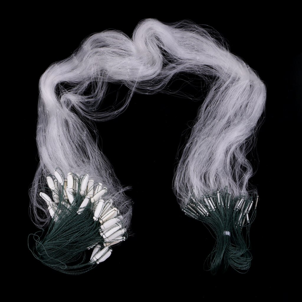 Sieć wędkarska skrzelowa sieć tonąca ręcznie pleciony pływak Monofilament netto