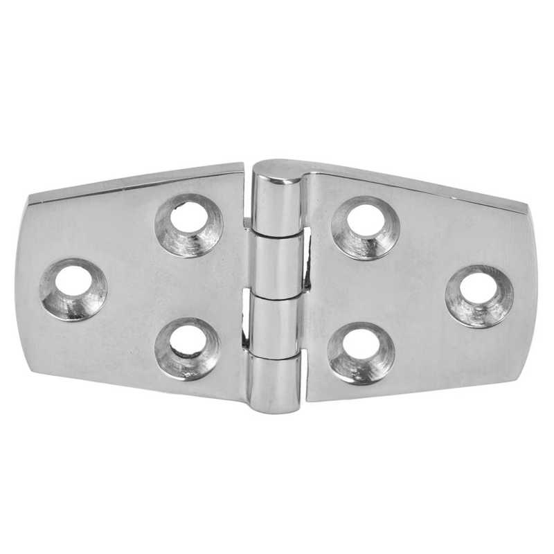 Stiefel Scharnier dauerhaft 316 Edelstahl Spiegel Poliert Scharniere 6 See 76x38mm Maximale Korrosion Widerstand Praktisch für interne