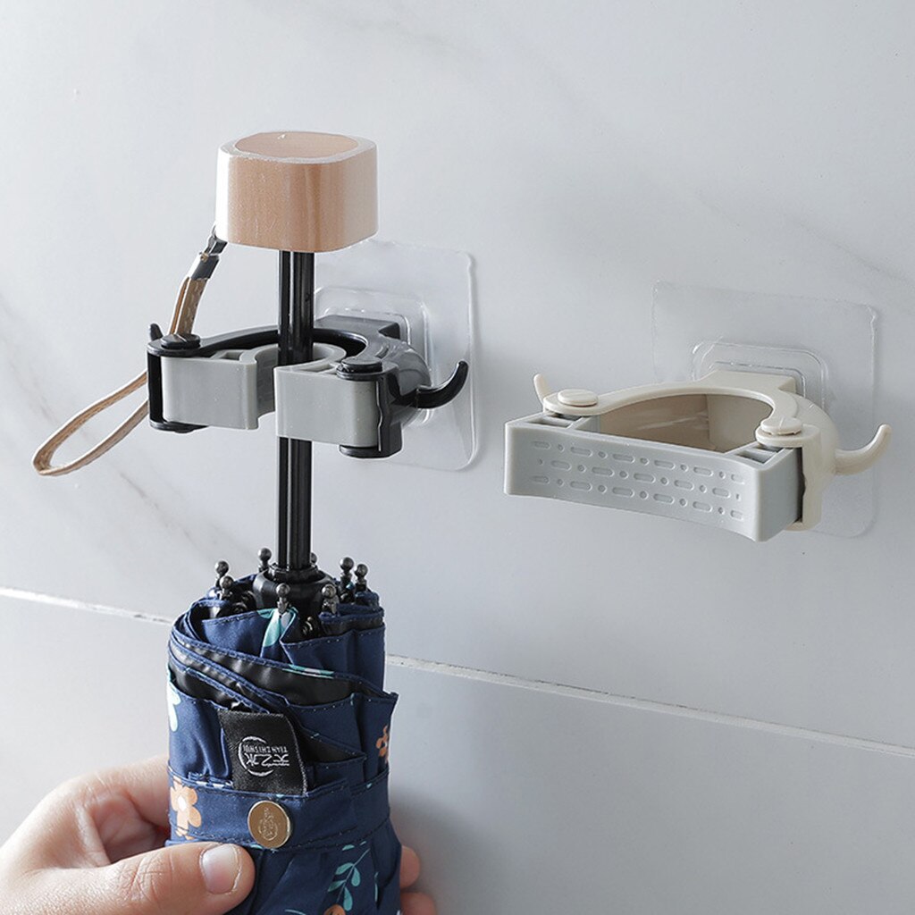 4Pack] Mop en Bezem Houder Bezem Organizer Grip Clips