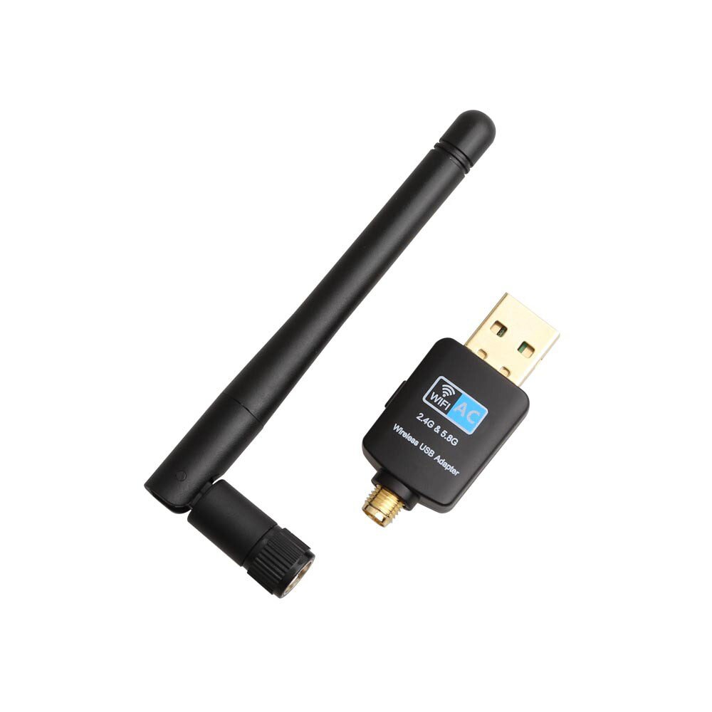 Usb wifi adapter 5,8 ghz ,  + 2,4 ghz wi-fi receiver, high speed 600 mbps wi-fi antenna, wireless pc network card 802,11 ac
