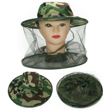 Biavl hat jungle beskytte anti-myg bi holde udstyr fiskeri mesh anti-myg cap