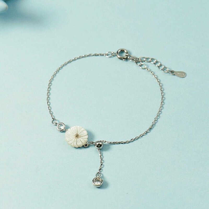Cavigliere KOFSAC Fashion in argento Sterling 925 per gioielli da donna nuovo romantico conchiglia Daisy Girl accessori per san valentino regalo