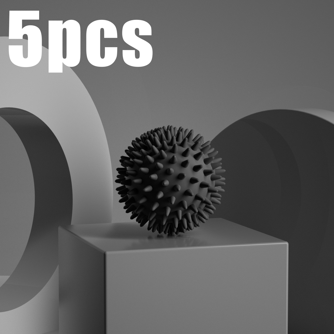 Boule de Massage Fascia balle Relaxation musculaire Massage Yoga Fitness épaule cou pied pied Massage du pied dur cou Membrane méridien: Rouge