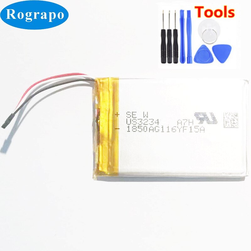 533-000088 AHB303450 Battery For Logitech MX Master,Touchpad T650 Accumulator 3.7V Full Batterie 3-wire Plug+tools