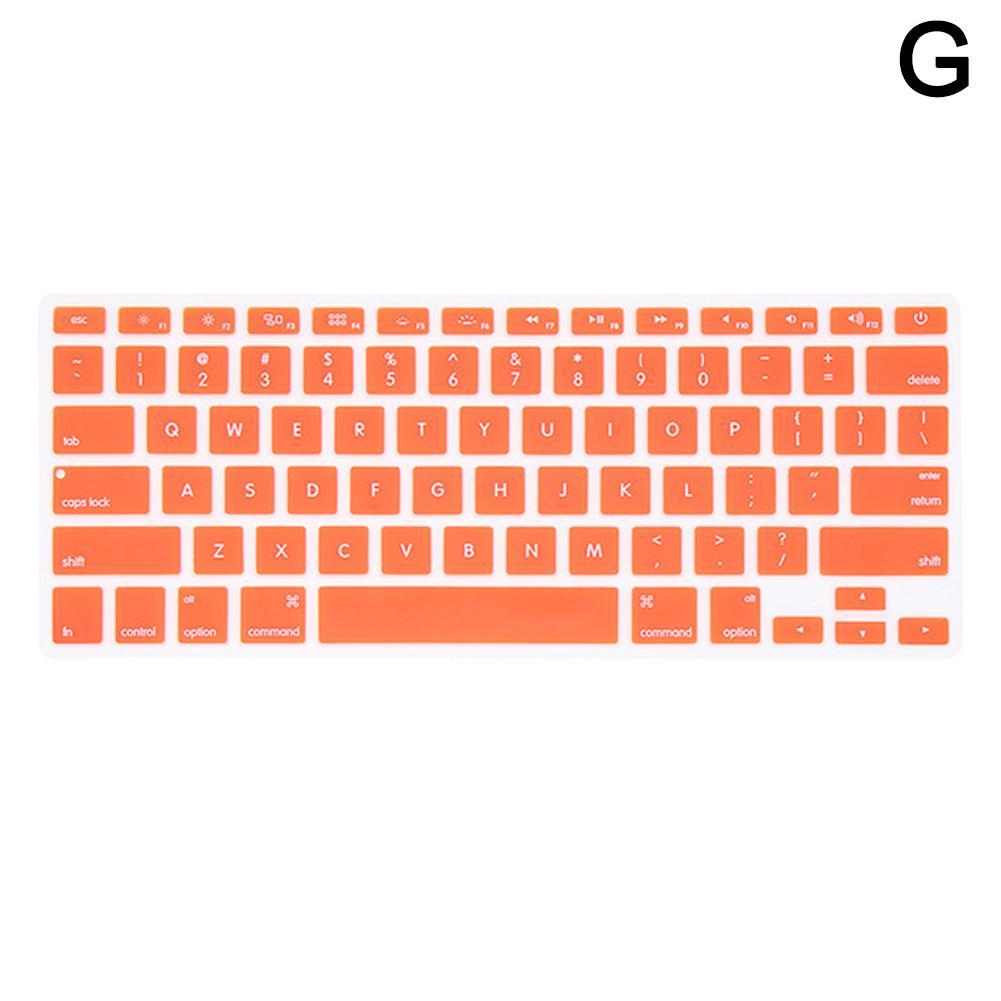 10 Kleuren Zachte Siliconen Toetsenbord Cover Sticker Film Voor Macbook Pro Air 13 "15" 17 " of Ouder) computer Accessoires: G