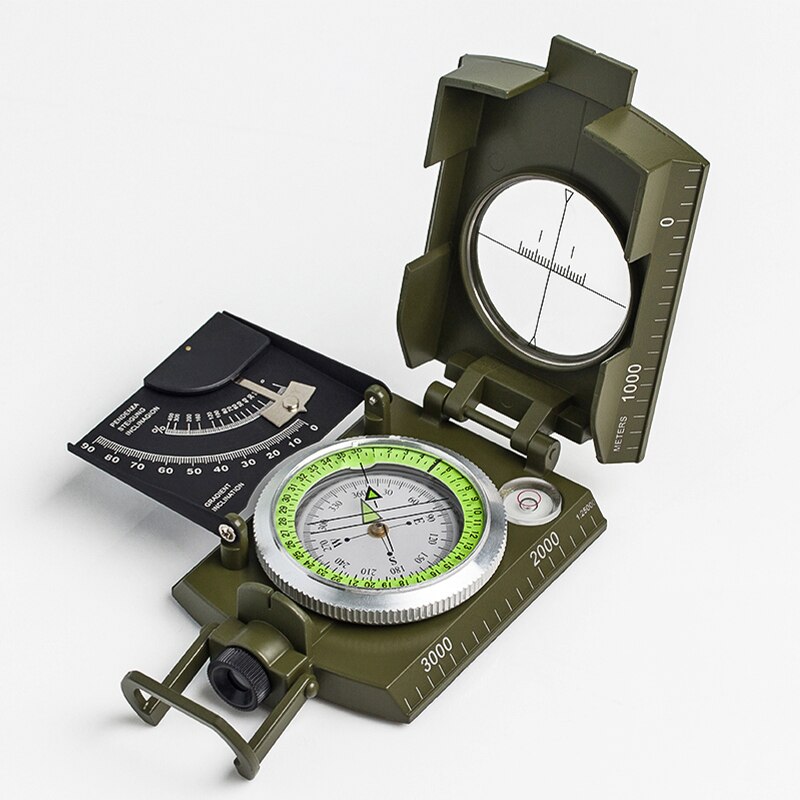 Compass Digital Navigation Outdoor Camping Sighting Compass Luminous Geology Compass Hiking Equipment Survival Tool