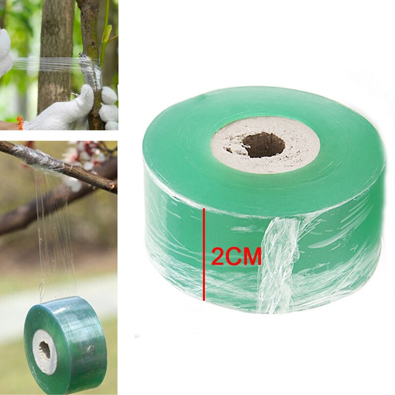 Pe podningstape film selvklæbende bærbar have træplanter kimplanter podning forsyninger strækbar miljøvenlig: 1 stk grøn film 2cm
