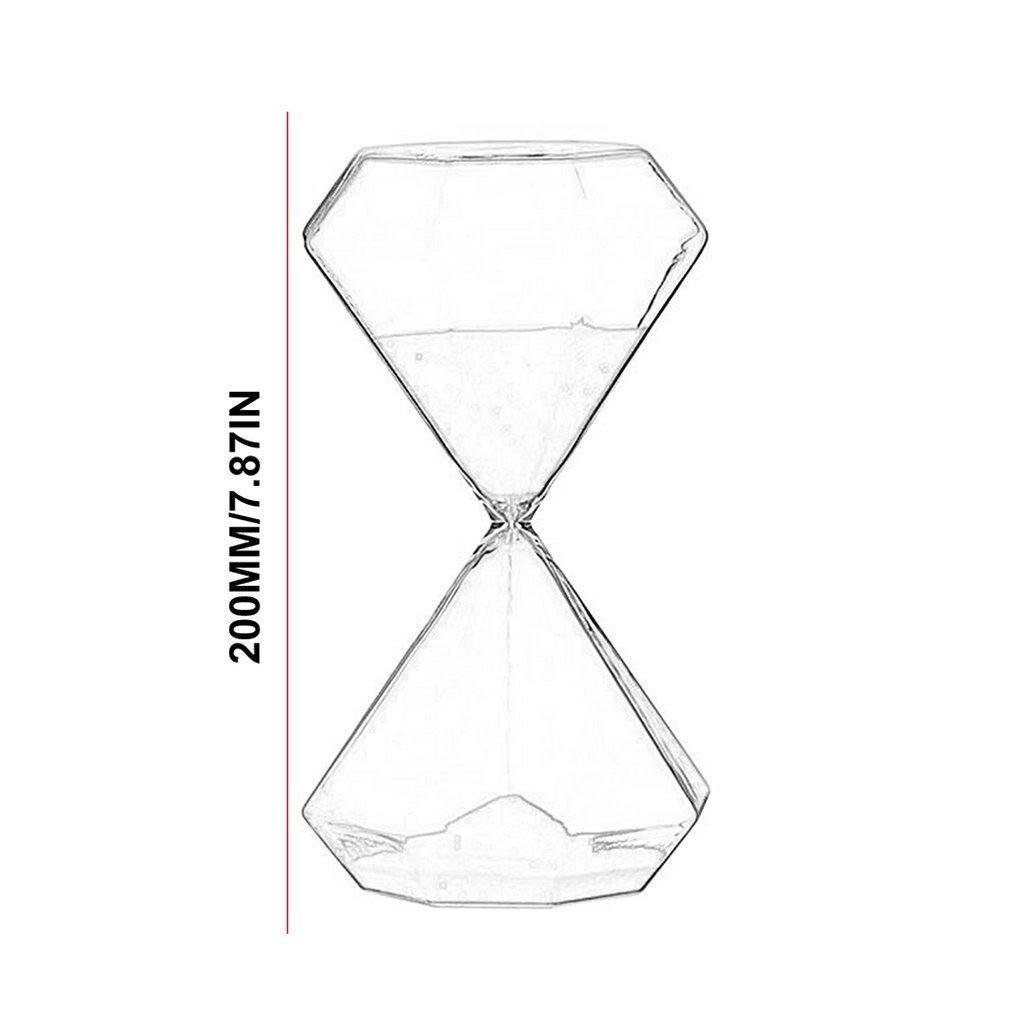 Reloj de arena grande de 30 minutos, cristal , decoración del hogar, de cumpleaños de temporada de Graduación