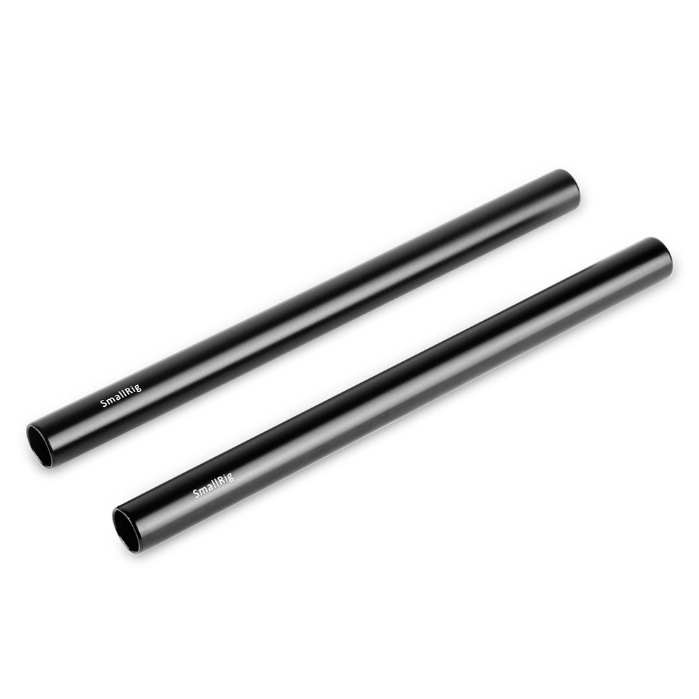 SmallRig 15mm Rod Aluminum Alloy Stabilizing Rod Support Threaded Rod 20cm Long 8 inch M12 Rod - 1051