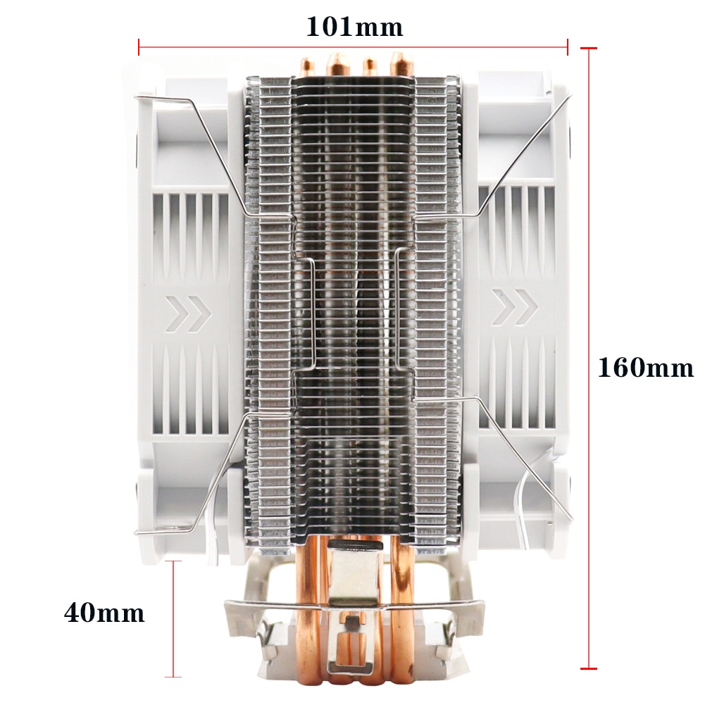 CPU Cooler Ventilador 120mm RGB ARGB Cooling Fan Ventilateur For Intel LGA 1151 1155 1200 1366 X79 X99 AM3 AM4 Radiator