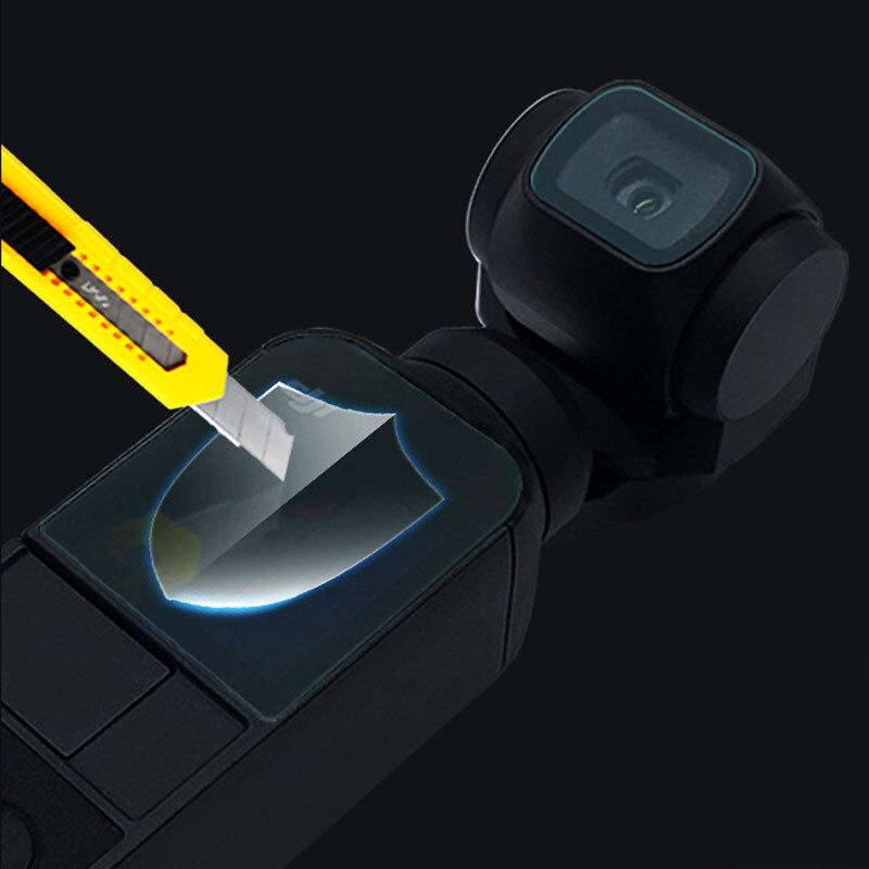 3- pakks beskyttelsesfilm og linsefilmsett til osmo lomme håndholdt gimbal lommekamera beskytter tilbehør