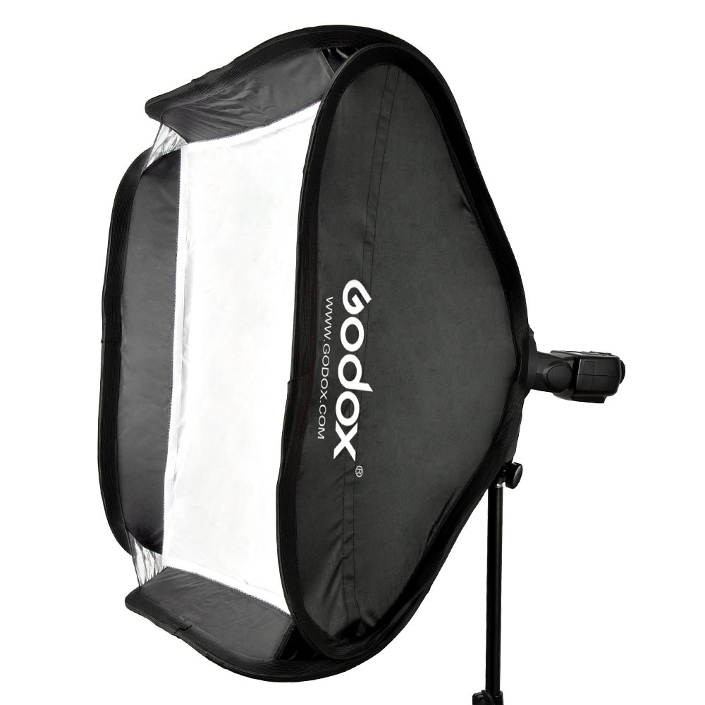 Godox 60*60 cm/24 "* 24" Flash Diffuser Fotostudio Softbox voor Speedlite Flash met s-type Beugel Bowens Houder