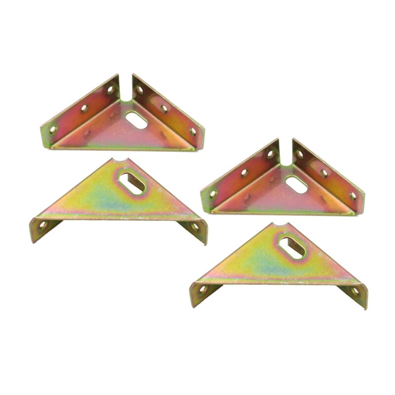 Verdikte Hoek Hoek Beugel Driezijdige Vaste Hoek Connector Voor Meubels Bed Ondersteuning Fastener Hardware Accessoires