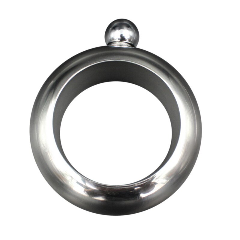 Portable hanche fiole entonnoir Bracelet cruche 3.5oz vin mélangé bouteille alcool Bracelet en acier inoxydable Camping Flagons Drinkware approvisionnement: sliver