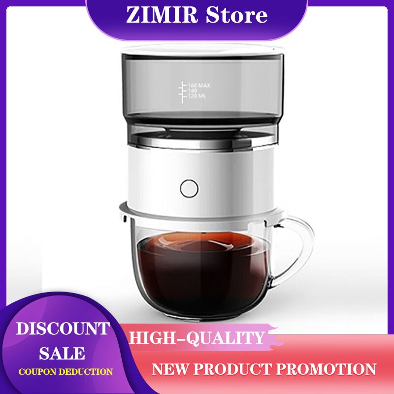 Intelligent automatic hand brewed coffee machine mini portable drip coffee pot outdoor hand brewed coffee