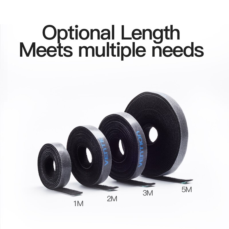 Vention-organizador para cabos, fita velcro para organizar cabo hdmi, fone de ouvido, microcabo usb tipo c