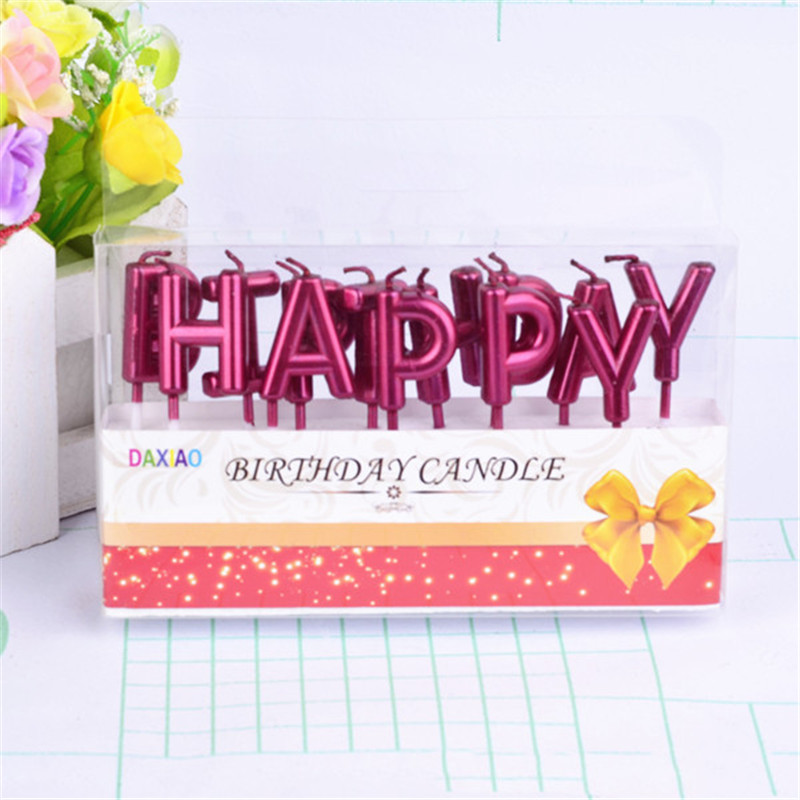Cartoon animal happy birthday cake party art candle crown letter happy birthday: TD Red HP