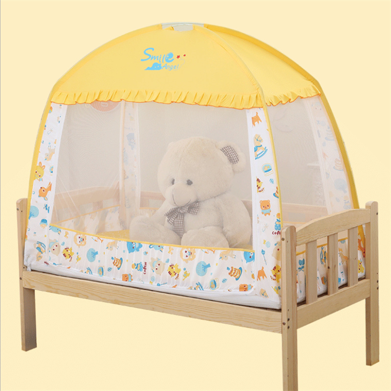 Zomer Yurt Type Klamboe Voor Baby Bedjes Slapen Baby Beddengoed Jongens Meisjes Kinderkamer Accessoires Decoratie Kind Bed Tent