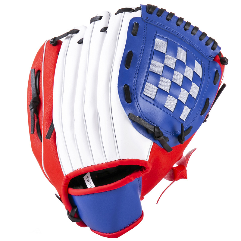 Espesar campo lanzador de béisbol guantes de niños, niñas y adolescentes adultos accesorios de béisbol: 6 / 9.5 Inch